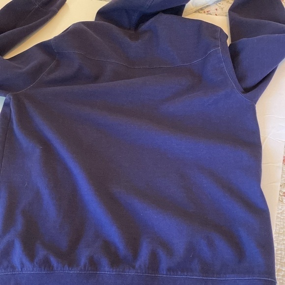 Johnnie-O full zip hooded jacket navy with stripes  size XLarge? - Picture 11 of 11